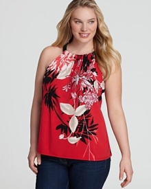 Tahari Woman Plus Size Dawn Blouse