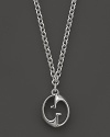 From Gucci's 1973 Collection, a signature pendant necklace in sterling silver. Exclusive to Bloomingdale's.