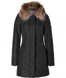 Keep warm in ultra luxe style in Peutereys super soft fur collar Durango down coat, a cool choice for keeping your winter look chic - Removable fur collar, long sleeves, buttoned cuffs, hidden two-way front zip and button panel, zippered side slit pockets - Tailored fit - Team with cashmere accessories and shearling lined boots Keep warm in ultra luxe style in Peutereys super soft fur collar Durango down coat, a cool choice for keeping your winter look chic - Removable fur collar, long sleeves, buttoned cuffs, hidden two-way front zip and button panel, zippered side slit pockets - Tailored fit - Team with cashmere accessories and shearling lined boots