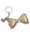 Blazing with shiny sequins in bold colors, the Sparkler bow keychain will never get lost in your bag.