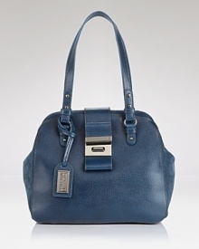 In an assortment of punchy primary colors, Badgley Mischka's shoulder bag is a luxe look at the bright side. In an assortment of punchy primary colors, Badgley Mischka's shoulder bag is a luxe look at the bright side.