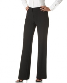 A sleek straight-leg pant with a touch of stretch for everyday versatility and style, by MICHAEL Michael Kors.