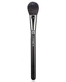 Tapered for shading and highlighting cheeks and face with blush. The bristles on this brush are soft and form a full, rounded shape. M.A.C professional brushes are hand-sculpted and assembled using the finest quality materials. They feature birch, linden and ramin wood handles, nickel-plated brass ferrules. Tapered for shading and highlighting cheeks and face with blush. The bristles on this brush are soft and form a full, rounded shape. M.A.C professional brushes are hand-sculpted and assembled using the finest quality materials. They feature birch, linden and ramin wood handles, nickel-plated brass ferrules.