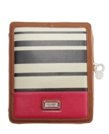 A refined design with a touch of nautical elegance. This iPad case by Nine West will keep your tablet safe and oh-so-chic wherever you take it! A refined design with a touch of nautical elegance. This iPad case by Nine West will keep your tablet safe and oh-so-chic wherever you take it!