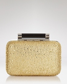 From dusk til dawn, this party-perfect clutch from DIANE von FURSTENBERG is the ultimate dress upper. Carry it for a little razzle dazzle. From dusk til dawn, this party-perfect clutch from DIANE von FURSTENBERG is the ultimate dress upper. Carry it for a little razzle dazzle.