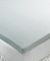 Sleep better in cool comfort with this Gel mattress topper from SensorGel, featuring a special design to better reduce pressure points in the body and ventilated memory foam for a greater airflow that will keep you cooler throughout the night. Also features a honeycomb design to make for a more flexible and protective cover that is cooling, beautiful and durable.