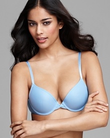 This smooth, cleavage-enhancing style features a bump pad for extra lift.