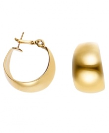 Harmonious style by Monet. These beautiful hoop earrings are crafted in goldtone mixed metal. Approximate diameter: 7/8 inch. Harmonious style by Monet. These beautiful hoop earrings are crafted in goldtone mixed metal. Approximate diameter: 7/8 inch.