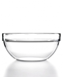 Get prepped! The perfect space for all of your cooking and baking preparation, this durable bowl takes charge in the kitchen, quickly become your go-to for all mixing and making. Limited lifetime warranty. Get prepped! The perfect space for all of your cooking and baking preparation, this durable bowl takes charge in the kitchen, quickly become your go-to for all mixing and making. Limited lifetime warranty.