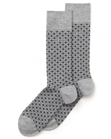 Mod checks adorn these work-ready dress socks from BOSS Black. Mod checks adorn these work-ready dress socks from BOSS Black.