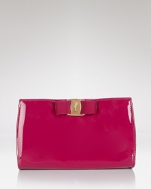 The fete set will love the latest glossy grab bag from Salvatore Ferragamo. Sized for the after-hours essentials, it's will ensure polish come party time. The fete set will love the latest glossy grab bag from Salvatore Ferragamo. Sized for the after-hours essentials, it's will ensure polish come party time.