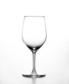 With a sheer rim and shape designed to enhance white wines, these luminous crystal wine glasses please aficionados but are also a beautiful addition to your table. Break-resistant design ensures you'll enjoy this set indefinitely. With a sheer rim and shape designed to enhance white wines, these luminous crystal wine glasses please aficionados but are also a beautiful addition to your table. Break-resistant design ensures you'll enjoy this set indefinitely.