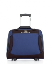 Have quick tabs on your belongings in a wheeled tote with large zip opening for easy access on your trip. The streamlined design is not only incredibly lightweight but fits securely under most airlines seats so you can always reach in and grab what you need. 10-year warranty. (Clearance) Have quick tabs on your belongings in a wheeled tote with large zip opening for easy access on your trip. The streamlined design is not only incredibly lightweight but fits securely under most airlines seats so you can always reach in and grab what you need. 10-year warranty. (Clearance)