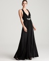 ABS by Allen Schwartz Gown - Jewel Embellishment Gown