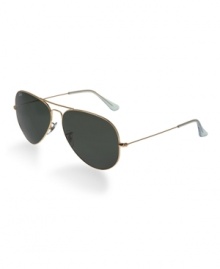 This is the style that started it all. The original Ray-Ban Aviator. From L.A. to St. Tropez and Soho to Tokyo, Ray-Ban is the brand of sunglasses preferred by true individuals worldwide. Setting the standard for excellence, Ray-Ban consistently combines great styling with exceptional quality, performance, and comfort. This is the style that started it all. The original Ray-Ban Aviator. From L.A. to St. Tropez and Soho to Tokyo, Ray-Ban is the brand of sunglasses preferred by true individuals worldwide. Setting the standard for excellence, Ray-Ban consistently combines great styling with exceptional quality, performance, and comfort.