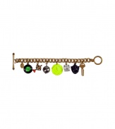 Make a stylish statement with this chic bracelet from Juicy Couture - Whimsical charms on a bronze chain - Style with elevated basics for day or with of-the-moment looks for evening