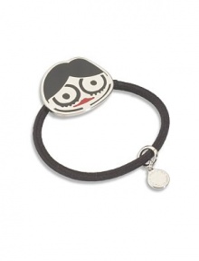 A whimsical design accented in shiny enamel. Argento plated brassEnamelPolyester elasticImported A whimsical design accented in shiny enamel. Argento plated brassEnamelPolyester elasticImported