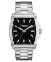 A classic stainless steel watch for the sophisticated man, by Caravelle by Bulova.