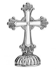 A beautiful reminder to keep the faith, Reed & Barton's silver-plated Abbey cross makes a meaningful baptism, communion or wedding gift. A beautiful reminder to keep the faith, Reed & Barton's silver-plated Abbey cross makes a meaningful baptism, communion or wedding gift.