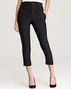 Slip on these silk MARC BY MARC JACOBS pants and work the cropped piece is the chicest of style: with a silk blouse tucked into the ruffled waist and complemented with elegant round-toe pumps.