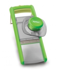 Enjoy a slice of ease and convenience in the kitchen! The Smart Guard slicer is perfect for taking on fruits and veggies with a thickness selector that lets you have the slices your way. The retractable blade guard protects your fingers for smooth sailing on every task. Enjoy a slice of ease and convenience in the kitchen! The Smart Guard slicer is perfect for taking on fruits and veggies with a thickness selector that lets you have the slices your way. The retractable blade guard protects your fingers for smooth sailing on every task.