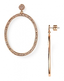 For glamour girls with gypsy flair, MICHAEL Michael Kors' crystal-encrusted hoops are in the cards. The sinuous sparklers flaunt full-on bohemian allure with flowing maxi skirts and suede booties. For glamour girls with gypsy flair, MICHAEL Michael Kors' crystal-encrusted hoops are in the cards. The sinuous sparklers flaunt full-on bohemian allure with flowing maxi skirts and suede booties.