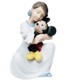 The magic of Disney and beautiful craftsmanship of Nao by Lladro make this heartwarming Mickey Mouse figurine a favorite for collectors young and old. The magic of Disney and beautiful craftsmanship of Nao by Lladro make this heartwarming Mickey Mouse figurine a favorite for collectors young and old.