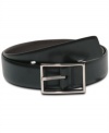 Upgrade your casual look with this single prong belt from Alfani.