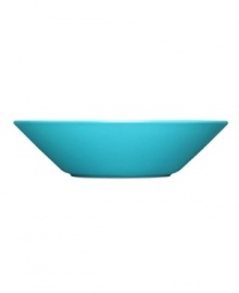 With a minimalist design and unparalleled durability, the Teema pasta bowl makes preparing and serving meals a cinch. Featuring a sleek, angled edge in glossy turquoise-colored porcelain by Kaj Franck for Iittala. With a minimalist design and unparalleled durability, the Teema pasta bowl makes preparing and serving meals a cinch. Featuring a sleek, angled edge in glossy turquoise-colored porcelain by Kaj Franck for Iittala.