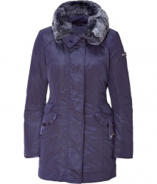 Your cold weather look just got more stylish with this luxe down coat from Peuterey - Large rabbit fur collar, concealed zipper closure, long sleeves with logo detail, flap pockets, slim fit, water repellent - Wear with an elevated jeans-and-tee ensemble or a workweek-chic look Your cold weather look just got more stylish with this luxe down coat from Peuterey - Large rabbit fur collar, concealed zipper closure, long sleeves with logo detail, flap pockets, slim fit, water repellent - Wear with an elevated jeans-and-tee ensemble or a workweek-chic look