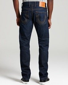 The perfect fit for a sneaker or boot, the Logan fits like the True Religion standard straight leg, adding a smaller leg opening at the bottom, giving it a more tailored look. The perfect fit for a sneaker or boot, the Logan fits like the True Religion standard straight leg, adding a smaller leg opening at the bottom, giving it a more tailored look.