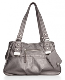 Go modern-classic this season: Tyler Rodan's Vassar satchel is updated with tons of pockets inside and out, 2 paisley-printed interior compartments and a convenient detachable ID holder for on-the-fly style. Go modern-classic this season: Tyler Rodan's Vassar satchel is updated with tons of pockets inside and out, 2 paisley-printed interior compartments and a convenient detachable ID holder for on-the-fly style.