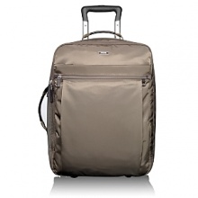A stylish and versatile option for the true jet setter, this case is small enough to use as a carry-on for many international flights. Features include multiple interior and exterior pockets and an adjustable telescoping handle. A stylish and versatile option for the true jet setter, this case is small enough to use as a carry-on for many international flights. Features include multiple interior and exterior pockets and an adjustable telescoping handle.