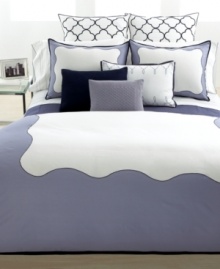 Irresistibly soft 300-thread count cotton rendered in a rich dark lavender hue is subtly accented with matelasse stripes. (Clearance) Irresistibly soft 300-thread count cotton rendered in a rich dark lavender hue is subtly accented with matelasse stripes. (Clearance)