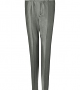 Bring some stylish pizzazz to your workweek look with these sophisticated pants from Hugo - Flat front, off-seam pockets, back welt pockets with buttons - Slim fit - Pair with a button-down and matching blazer
