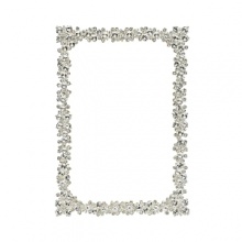 House your precious memories in a stunning frame of Swarovski® crystals finished with silver-tone metal for a sparkling display worthy of your photos. House your precious memories in a stunning frame of Swarovski® crystals finished with silver-tone metal for a sparkling display worthy of your photos.