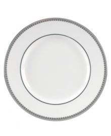 Inspired by the luxurious details that mark a Vera Wang gown, the Lace dinnerware and dishes set features a delicate, lace-patterned border in gleaming platinum. Inspired by the luxurious details that mark a Vera Wang gown, the Lace dinnerware and dishes set features a delicate, lace-patterned border in gleaming platinum.