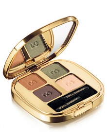 EXCLUSIVELY AT SAKS. Designed for the woman that loves to enhance her eyes, the colours of the eyeshadow collection are presented in beautiful combinations and set in a selection of Quads and Duos. True to Dolce & Gabbana form, shades range from subtle to vivid and take pride in subversive contrast. EXCLUSIVELY AT SAKS. Designed for the woman that loves to enhance her eyes, the colours of the eyeshadow collection are presented in beautiful combinations and set in a selection of Quads and Duos. True to Dolce & Gabbana form, shades range from subtle to vivid and take pride in subversive contrast.