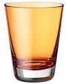 So bright now. Handcrafted by Villeroy & Boch, the Colour Concepts double old-fashioned glass combines a thick sham and warm amber hue to serve up effortless modern style.