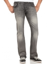 Gray matters. Take a break from the standard blues with these jeans from Marc Ecko Cut & Sew. Gray matters. Take a break from the standard blues with these jeans from Marc Ecko Cut & Sew.