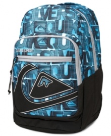 Everything but the kitchen sink. Keep all your essentials and then some safe and close with this backpack from Quiksilver. Everything but the kitchen sink. Keep all your essentials and then some safe and close with this backpack from Quiksilver.