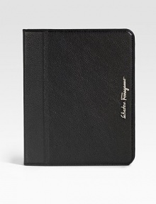 An elegant way to protect your iPad®, in luxe Italian leather.Signature hardware logo Suede lining ½W X 8H X 10D Made in Italy An elegant way to protect your iPad®, in luxe Italian leather.Signature hardware logo Suede lining ½W X 8H X 10D Made in Italy