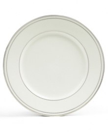 Lustrous platinum bands on the Chelsea Platinum dinner plates create a refined pattern that evokes the stately grace of Deco design. With simple geometric shapes, the Chelsea Platinum collection flows from the formal to everyday table with ease. Crafted of fine Mikasa bone china. (Clearance) Lustrous platinum bands on the Chelsea Platinum dinner plates create a refined pattern that evokes the stately grace of Deco design. With simple geometric shapes, the Chelsea Platinum collection flows from the formal to everyday table with ease. Crafted of fine Mikasa bone china. (Clearance)
