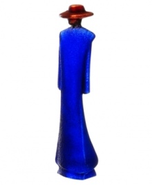 Fashion forward decor. Handmade in Sweden and designed by famed artist Kjell Engman, this sculpture combines pure beauty and narrative wit to create a piece designed for lovers of art. Measures 7.75. Fashion forward decor. Handmade in Sweden and designed by famed artist Kjell Engman, this sculpture combines pure beauty and narrative wit to create a piece designed for lovers of art. Measures 7.75.