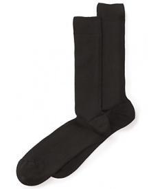 A classically inspired sock for the modern man, featuring a rib design that helps keep the top from falling down. A classically inspired sock for the modern man, featuring a rib design that helps keep the top from falling down.