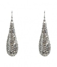 Both sweet and statement-making, Alexis Bittars crystal encrusted teardrop earrings are an easy way to add a glamorous edge to your outfit - Tonal silver crystals, rhodium-toned brass wire backs - For pierced ears - Wear with swept up hair and a bright cocktail dress for a fantastically feminine look Both sweet and statement-making, Alexis Bittars crystal encrusted teardrop earrings are an easy way to add a glamorous edge to your outfit - Tonal silver crystals, rhodium-toned brass wire backs - For pierced ears - Wear with swept up hair and a bright cocktail dress for a fantastically feminine look
