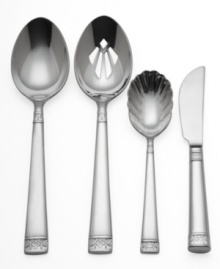 Blending timeless grace with durable craftsmanship, this 4-piece hostess set is a luxe modern look for every day. Blending timeless grace with durable craftsmanship, this 4-piece hostess set is a luxe modern look for every day.