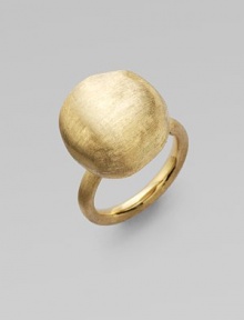 From the Africa Collection. A simple, yet impactful piece in radiant, textured 18k gold. 18k goldWidth, about ¾Made in Italy From the Africa Collection. A simple, yet impactful piece in radiant, textured 18k gold. 18k goldWidth, about ¾Made in Italy