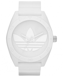 As clean and crisp as a fresh pair of sneakers, this unisex adidas watch keeps your look sporty.