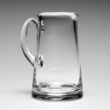 This is a classical handmade pitcher suitable for water, lemonade, or fruit juice. Beautifully proportioned - sturdy and practical. This is a classical handmade pitcher suitable for water, lemonade, or fruit juice. Beautifully proportioned - sturdy and practical.